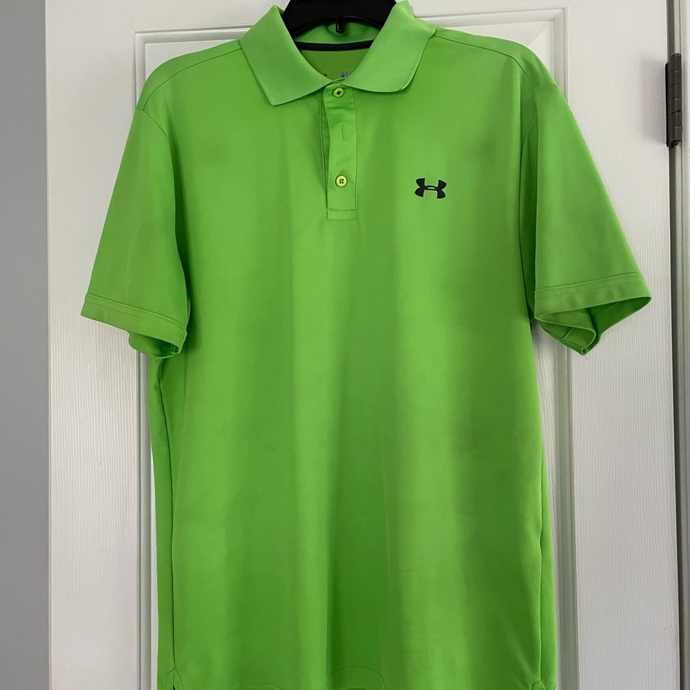 Under Armour heat gear polo, medium